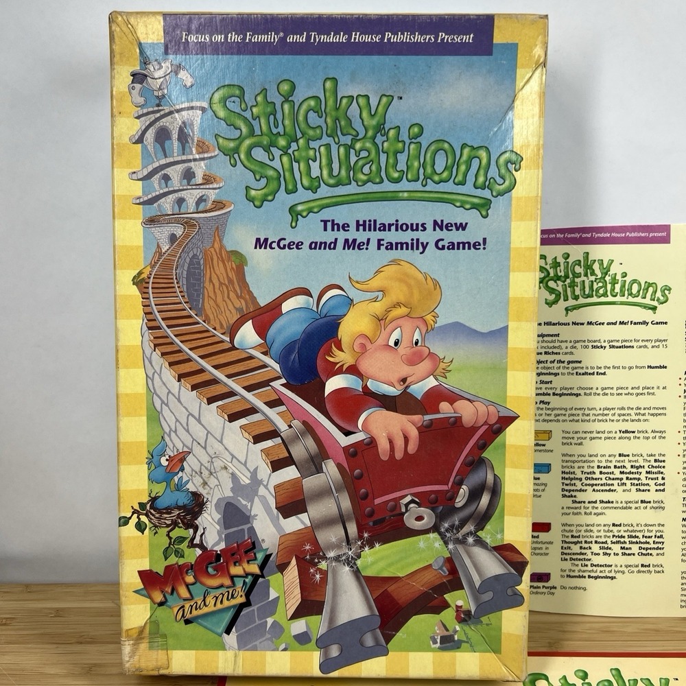 McGee and Me! Sticky Situations Board Game - Focus on the Family - Christian